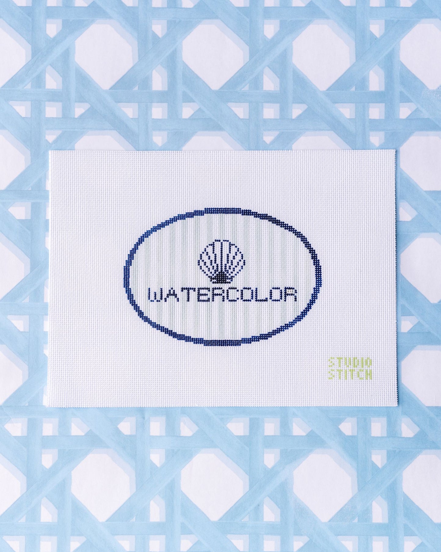 Watercolor Oval