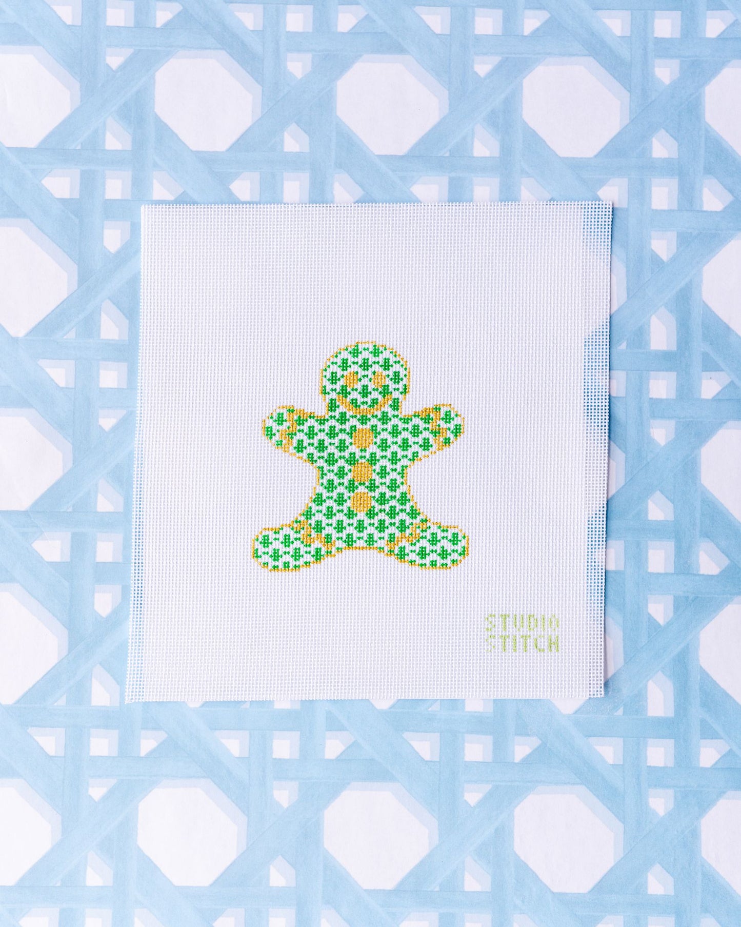 Green Herend Gingerbread Man