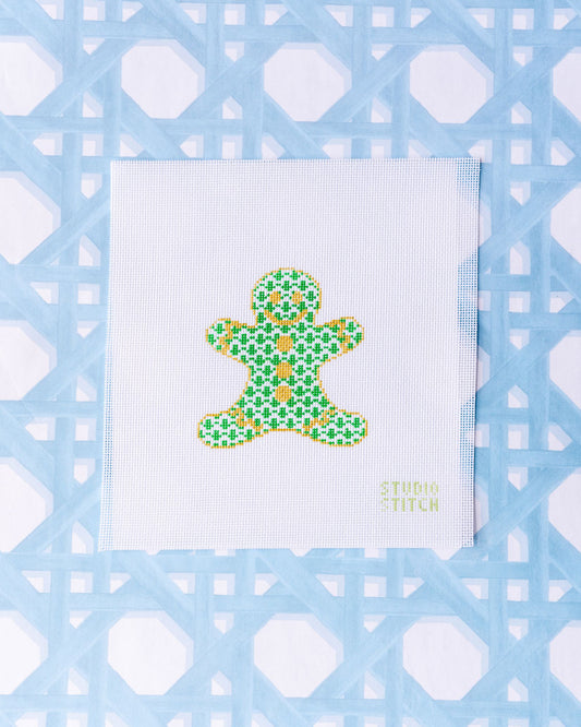 Green Herend Gingerbread Man