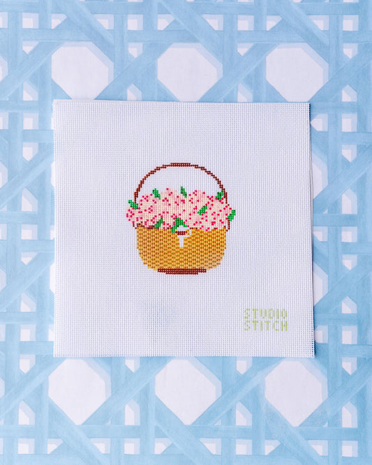 Pink Nantucket Basket