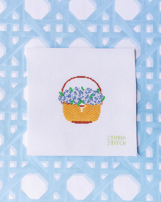 Blue Nantucket Basket