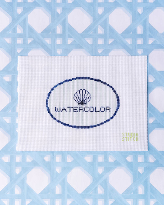Watercolor Oval