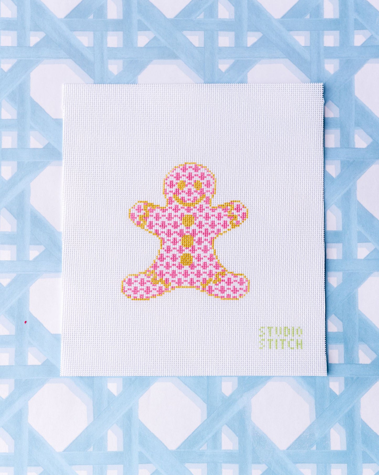 Pink Herend Gingerbread Man