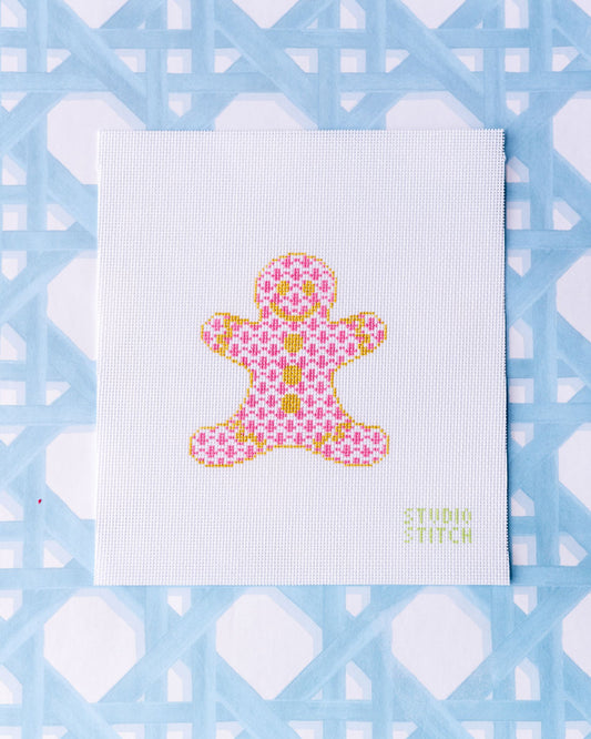 Pink Herend Gingerbread Man