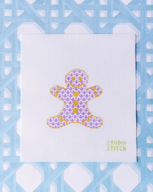 Purple Herend Gingerbread Man