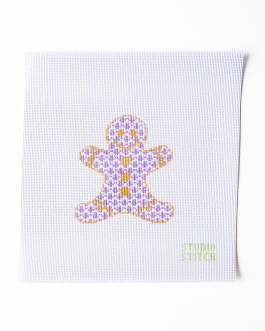 Purple Herend Gingerbread Man