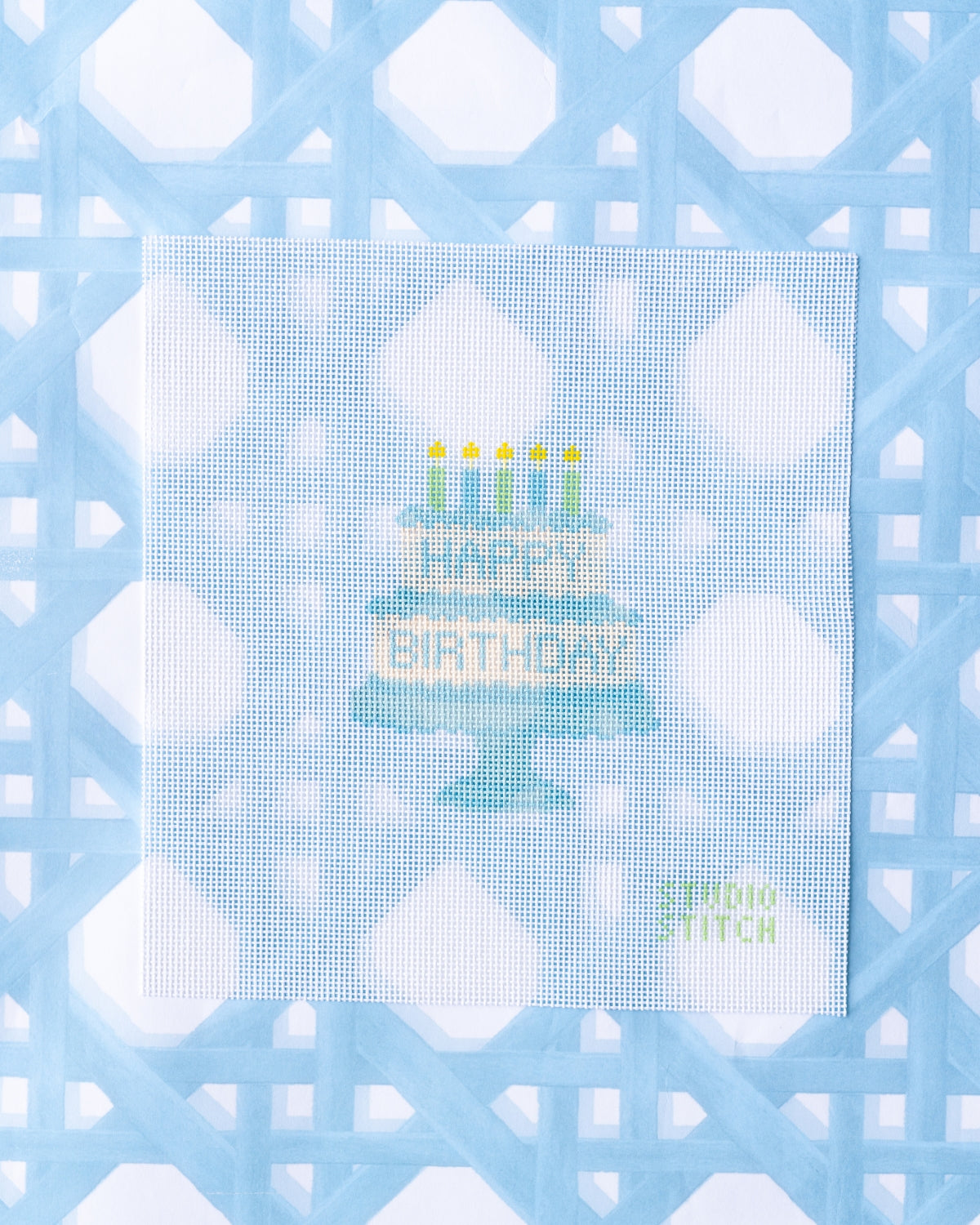 Blue Birthday Cake