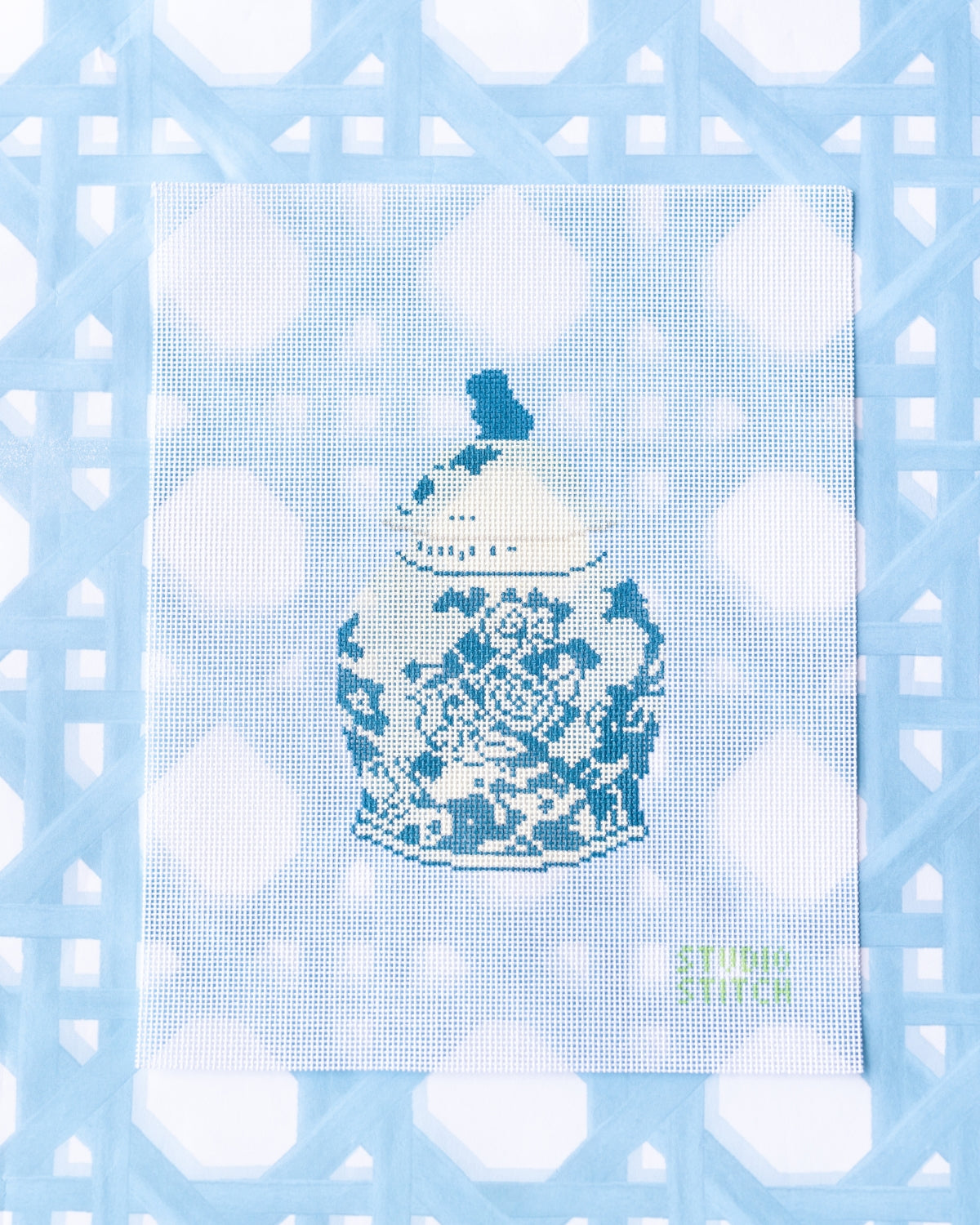 Blue and White Ginger Jar