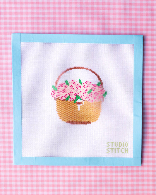 Pink Nantucket Basket