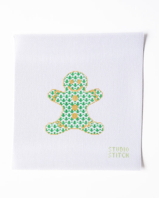 Green Herend Gingerbread Man