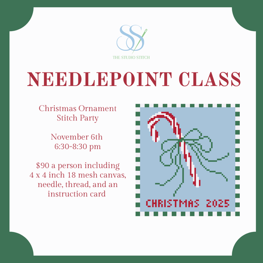11/6 Candy Cane Stitch Lesson